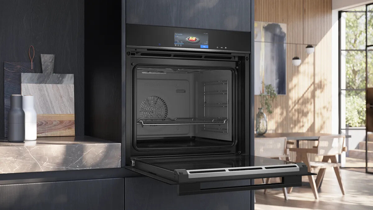 Siemens iQ700 HS758G3B1 Dampfgarer Medium Schwarz Berührung