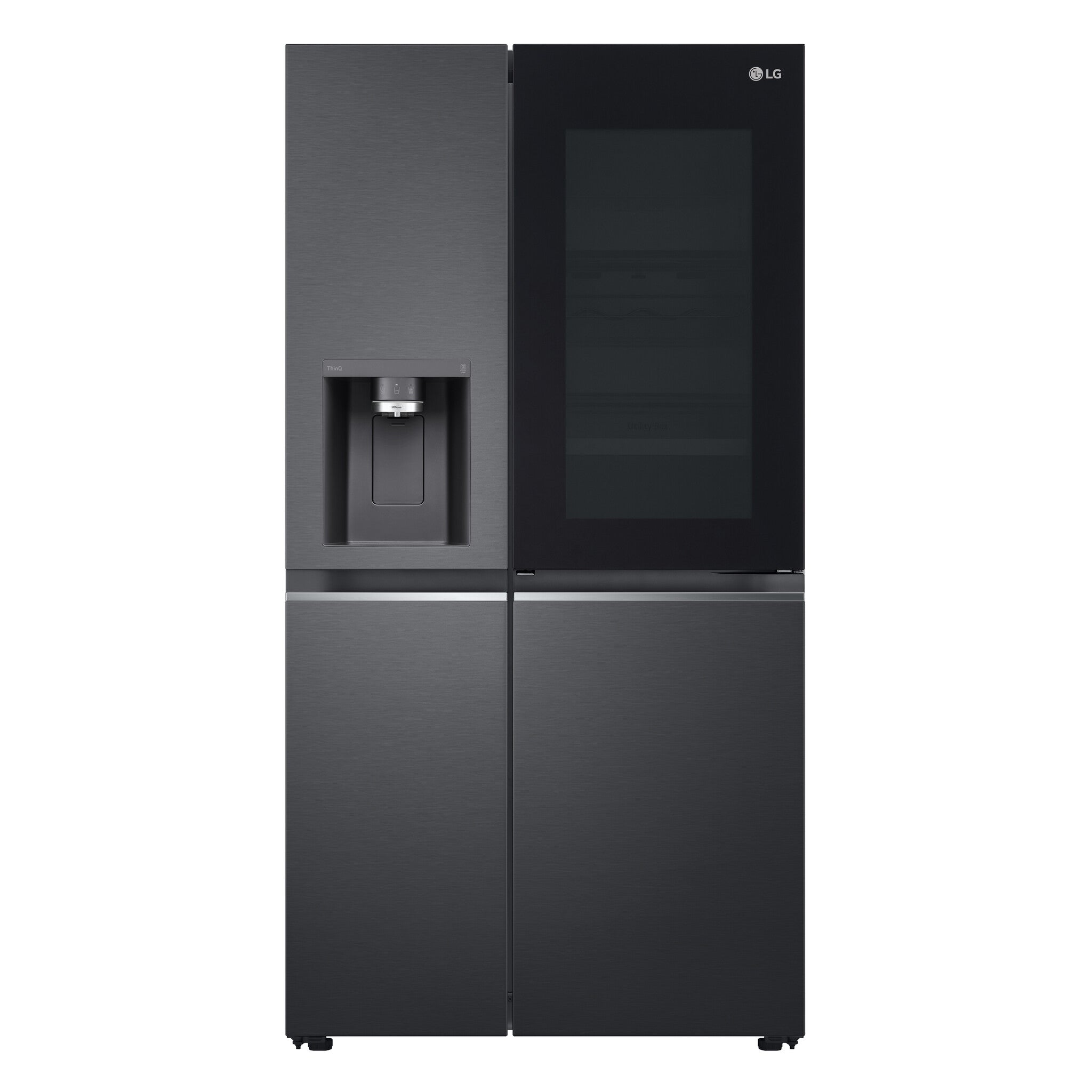 LG GSXV90MCDE Side-by-Side Kühlkombination Freistehend 635 l Schwarz