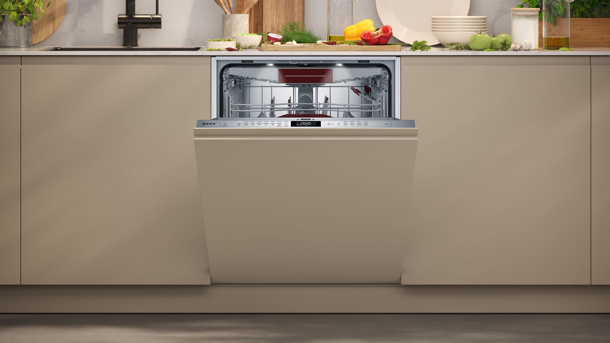 Neff S257ZCX01E Spülmaschine Voll integriert 14 Maßgedecke