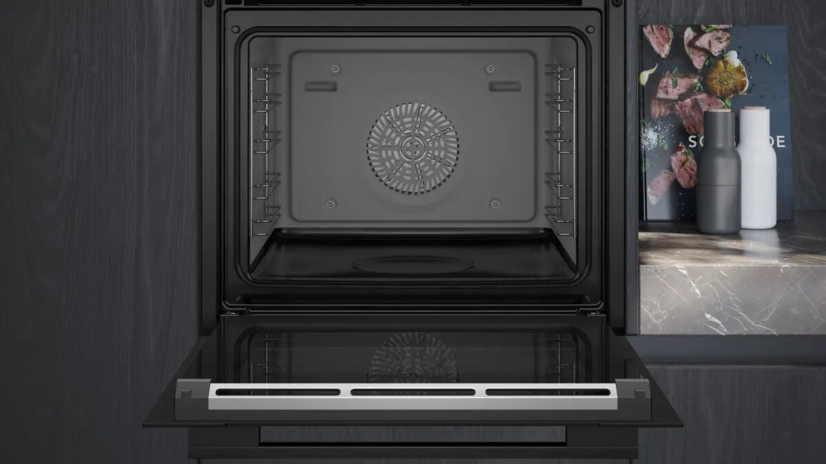 Siemens iQ700 HS758G3B1 Dampfgarer Medium Schwarz Berührung