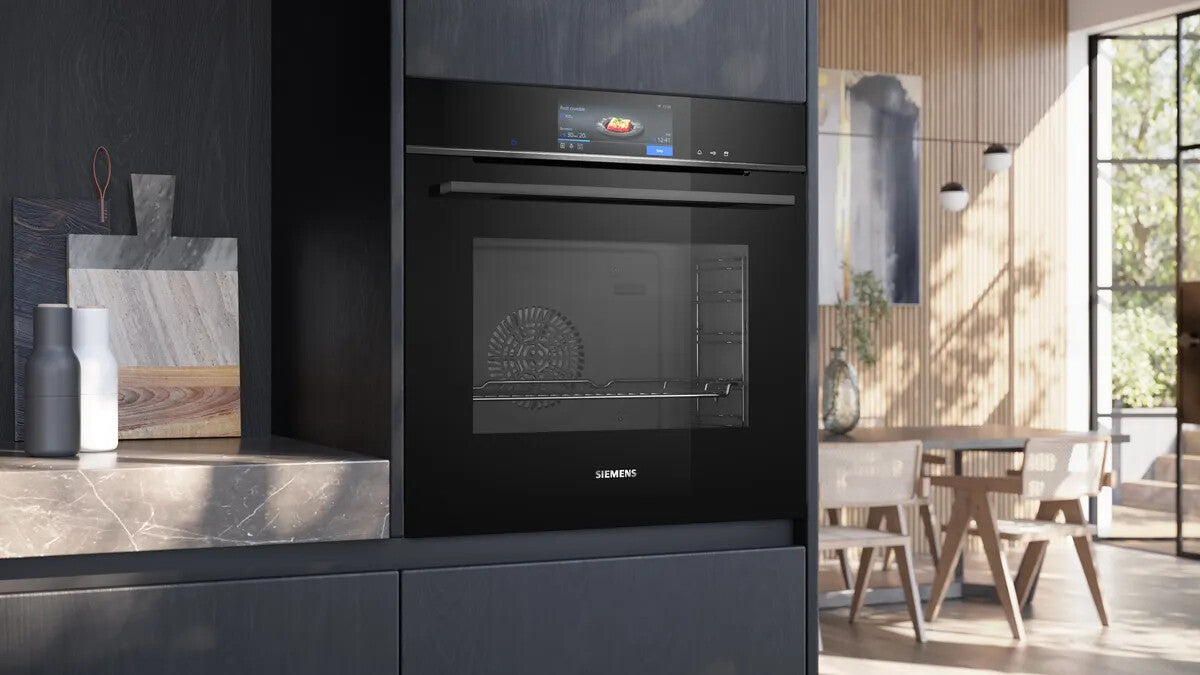 Siemens iQ700 HS758G3B1 Dampfgarer Medium Schwarz Berührung