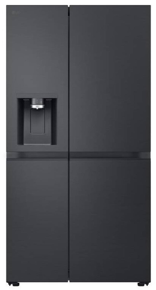 LG GSLE91EVAC Side-by-Side Kühlkombination Freistehend 628 l Schwarz