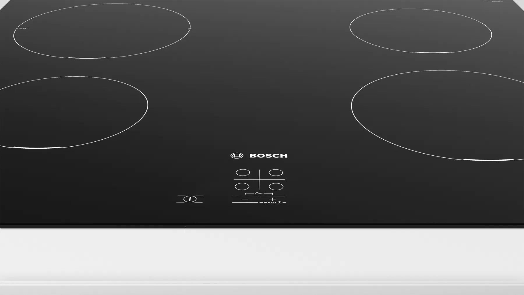 Bosch Serie 2 PUG611AA5E Kochfeld Schwarz Integriert 60 cm Zonen-Induktionskochfeld 4 Zone(n)