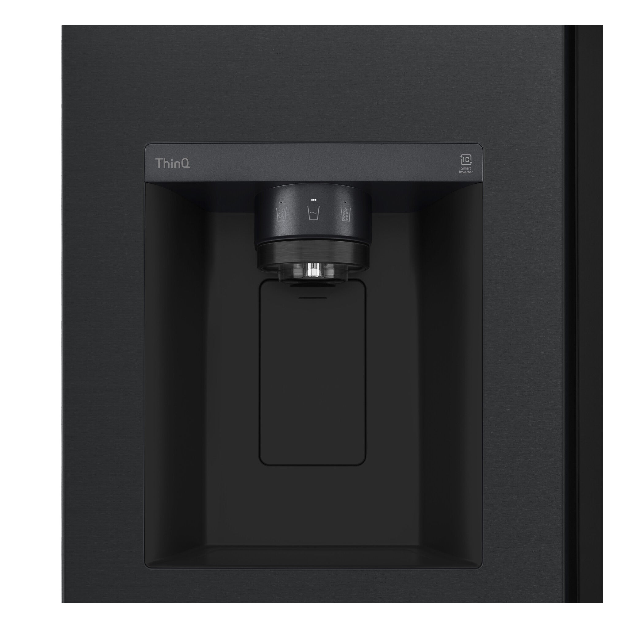 LG InstaView GSGV81EPLL Side-by-Side Kühlkombination Freistehend 635 l Schwarz