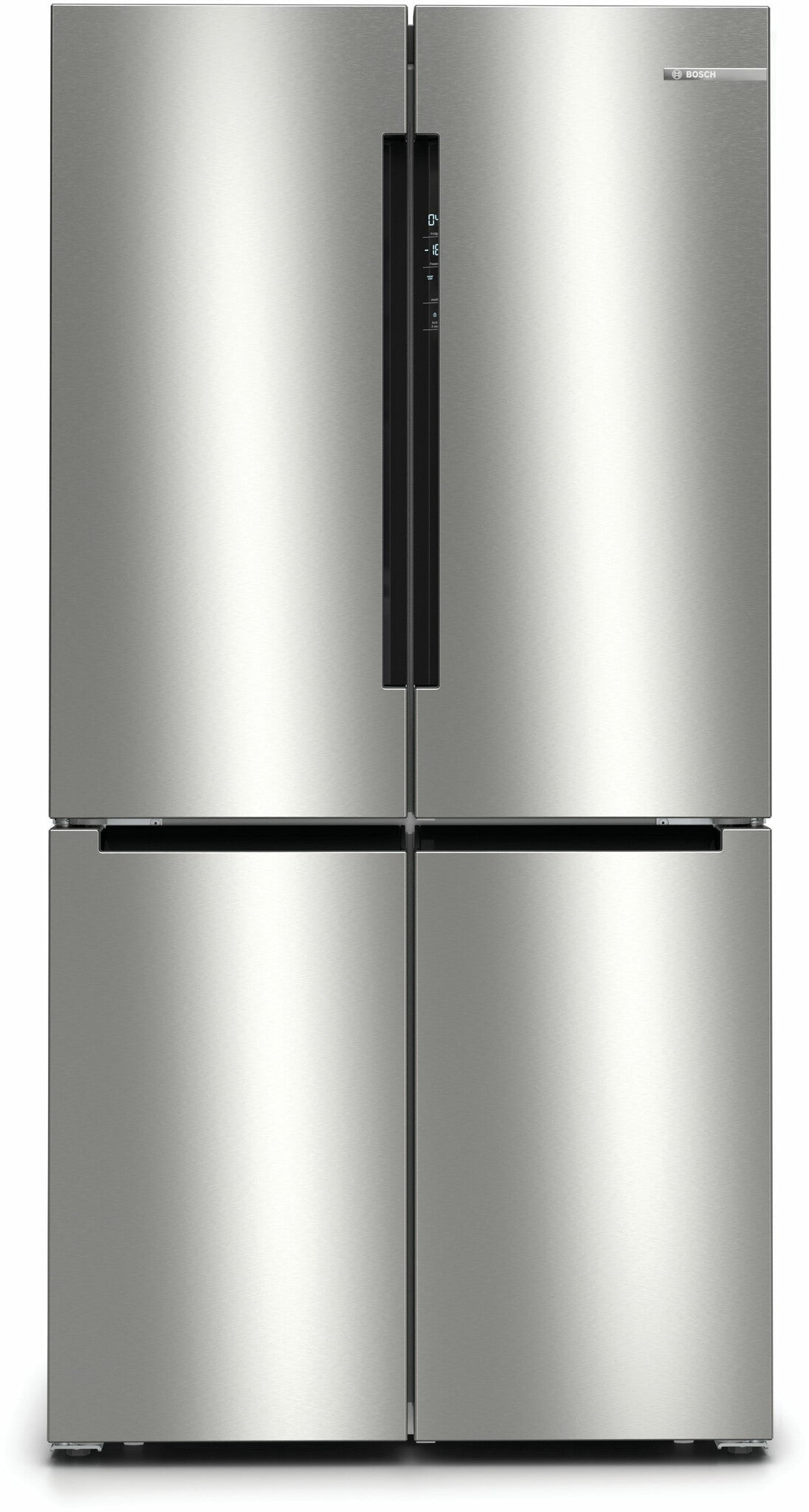 Bosch Serie 4 KFN96APEA Side-by-Side Kühlkombination Freistehend 605 l Edelstahl