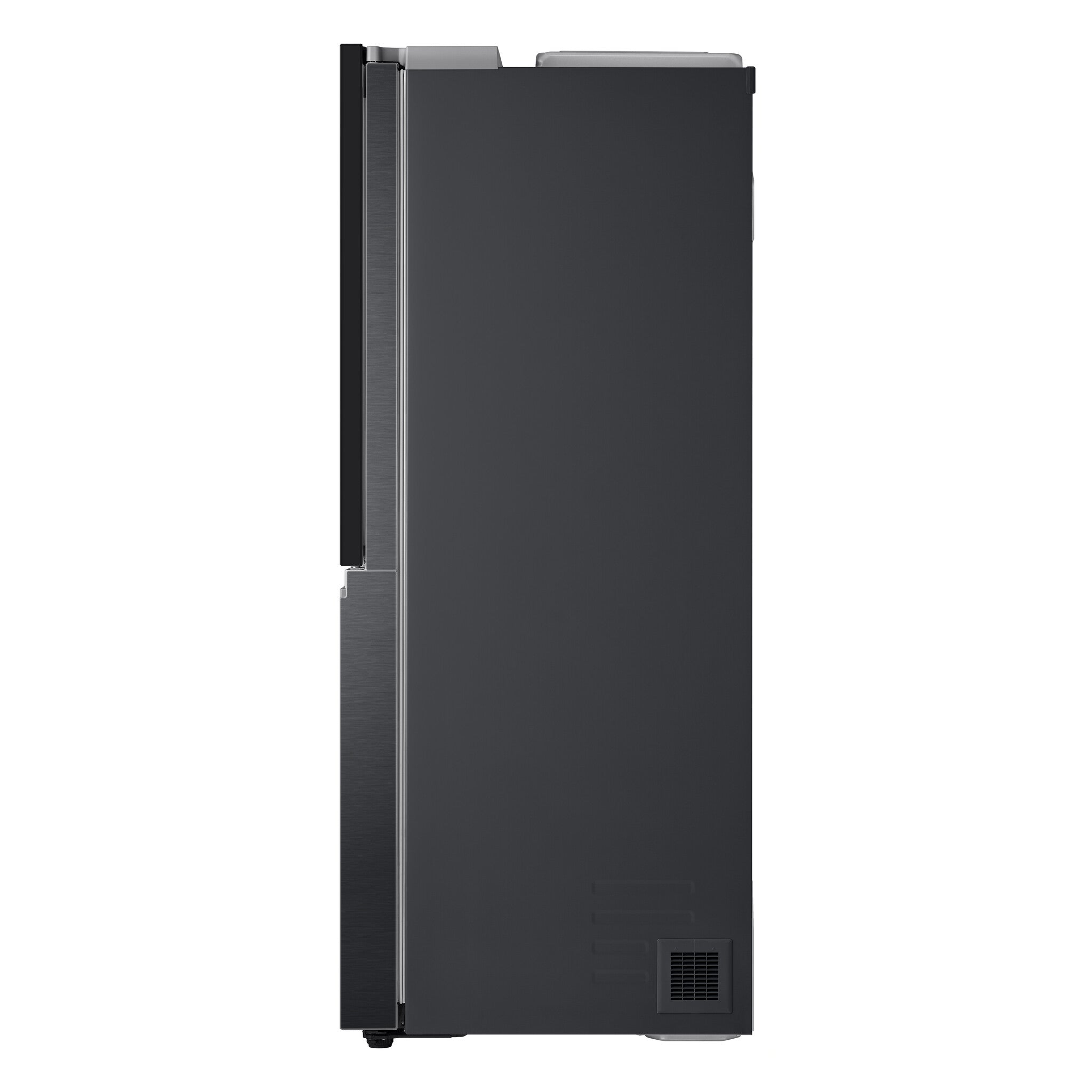 LG InstaView GSXV91MCAE Side-by-Side Kühlkombination Freistehend 635 l Schwarz