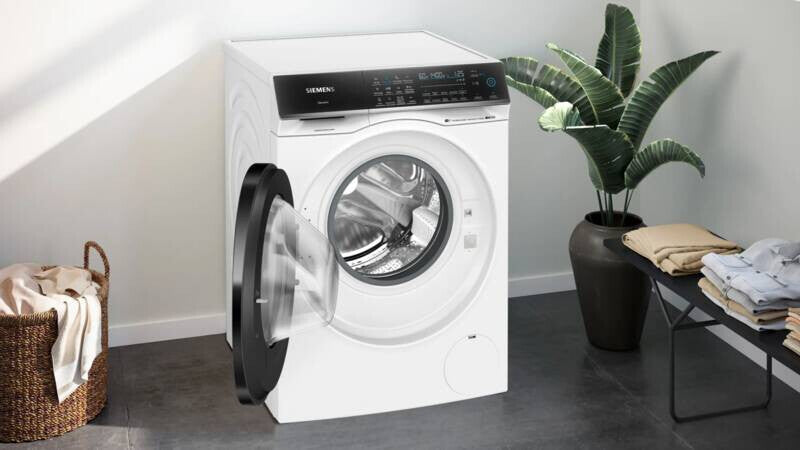 Siemens iQ700 WN54C2A40 Waschtrockner Freistehend Frontlader Weiß