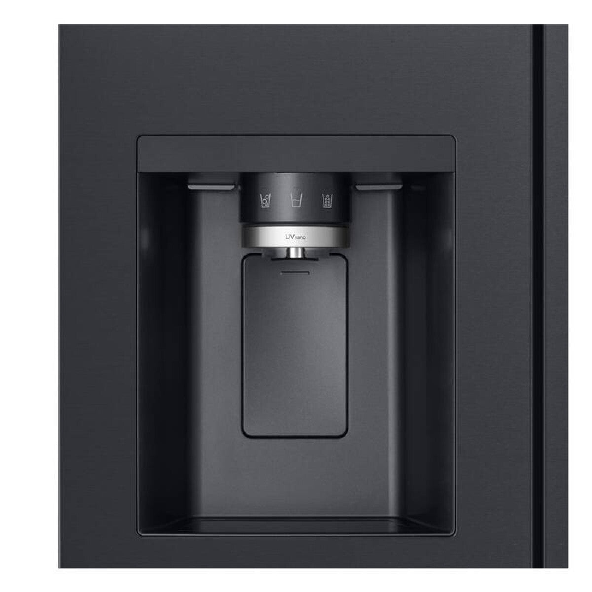 LG GSLE91EVAC Side-by-Side Kühlkombination Freistehend 628 l Schwarz