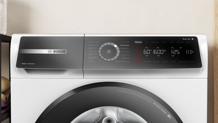 Bosch Serie 8 WGB256041 Waschmaschine Frontlader 10 kg 1600 RPM Schwarz, Weiß