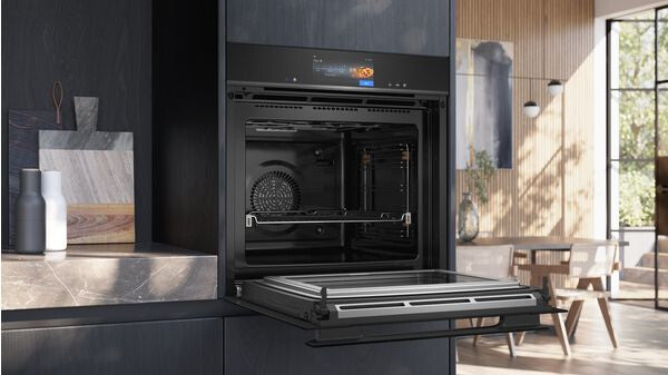 Siemens iQ700 HN978GQB1 Backofen 67 l 3600 W Schwarz