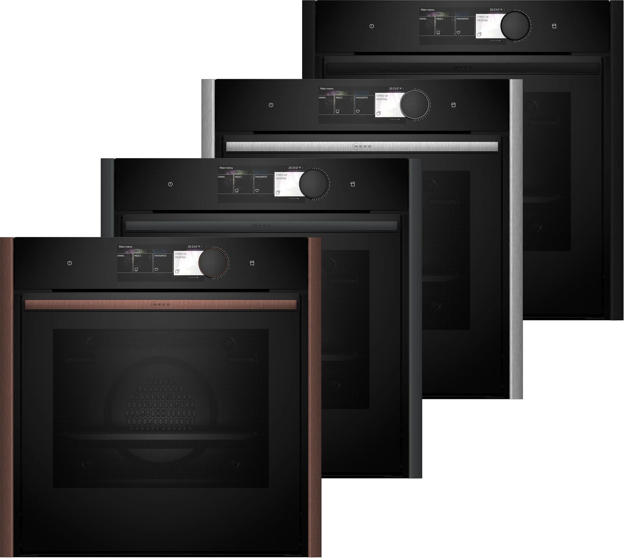 Neff N 90 B69VY7MY0 Backofen 71 l Bronze, Anthrazit, Schwarz, Silber