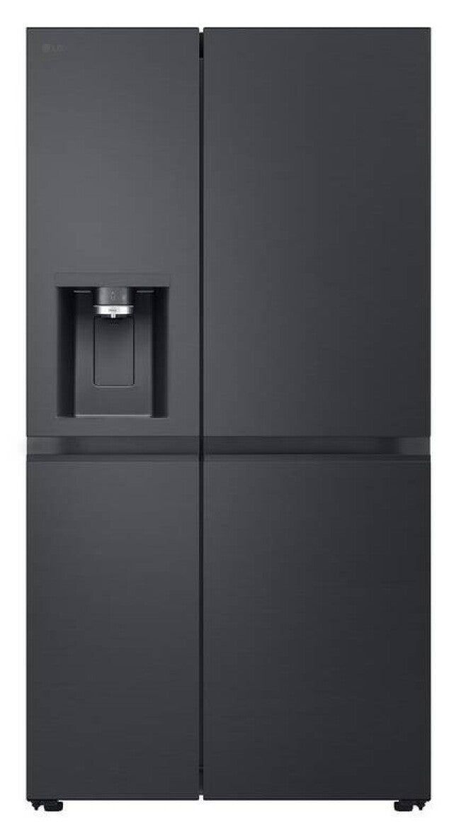 LG GSLE91EVAC Side-by-Side Kühlkombination Freistehend 628 l Schwarz