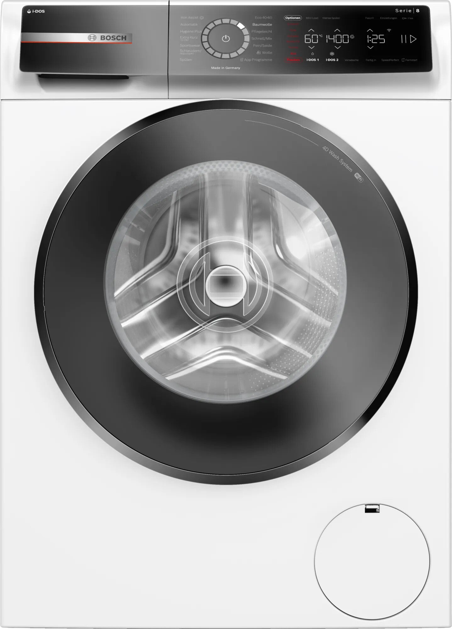 Bosch Serie 8 WGB244A40 washing machine Waschmaschine Frontlader 9 kg 1257 RPM Weiß