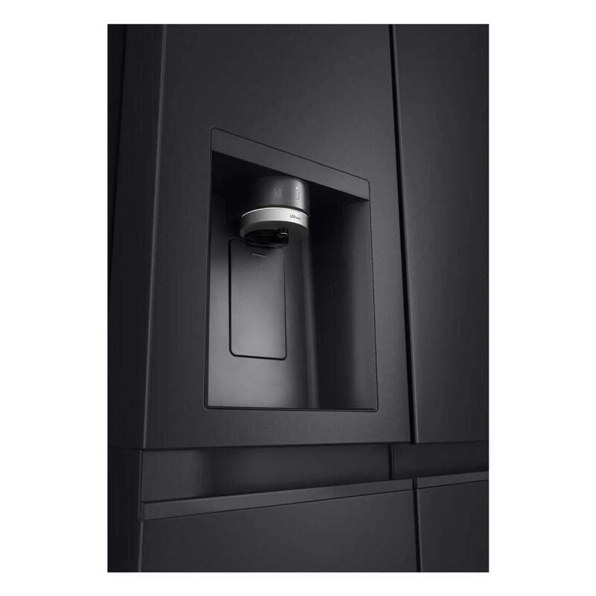 LG GSLE91EVAC Side-by-Side Kühlkombination Freistehend 628 l Schwarz