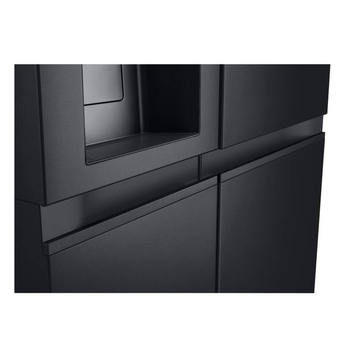 LG GSLE91EVAC Side-by-Side Kühlkombination Freistehend 628 l Schwarz