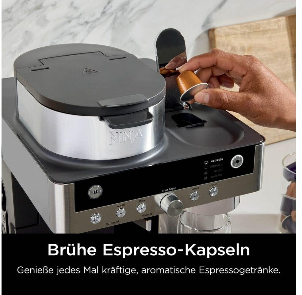 Ninja Elektro-Kleingeräte Kaffeezubereitung Kapselmaschinen CFN802EU Schwarz