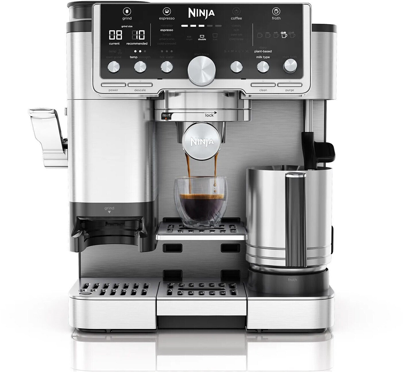 Ninja Elektro-Kleingeräte Kaffeezubereitung Espressomaschinen ES701EU Silber