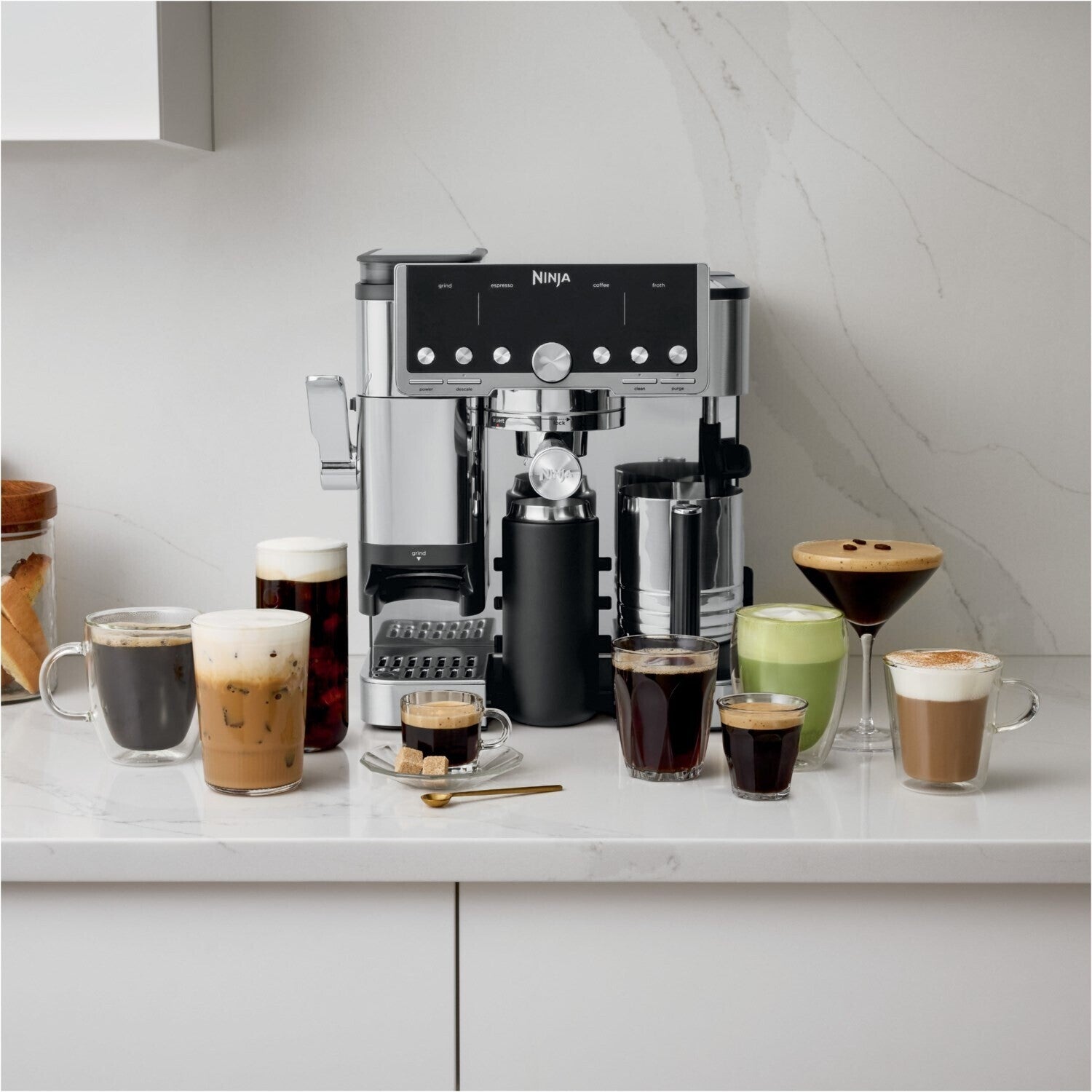 Ninja Elektro-Kleingeräte Kaffeezubereitung Espressomaschinen ES701EU Silber