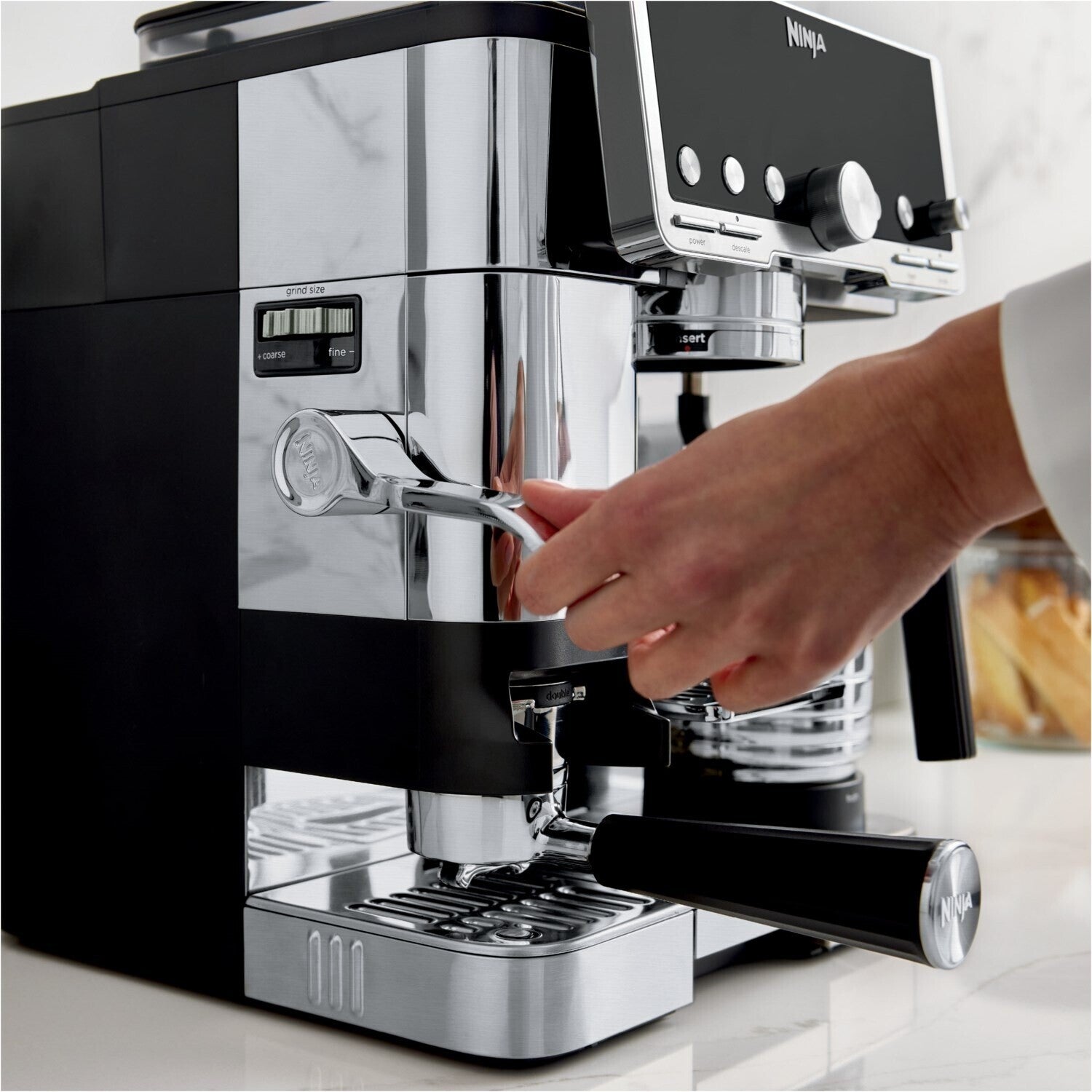 Ninja Elektro-Kleingeräte Kaffeezubereitung Espressomaschinen ES701EU Silber