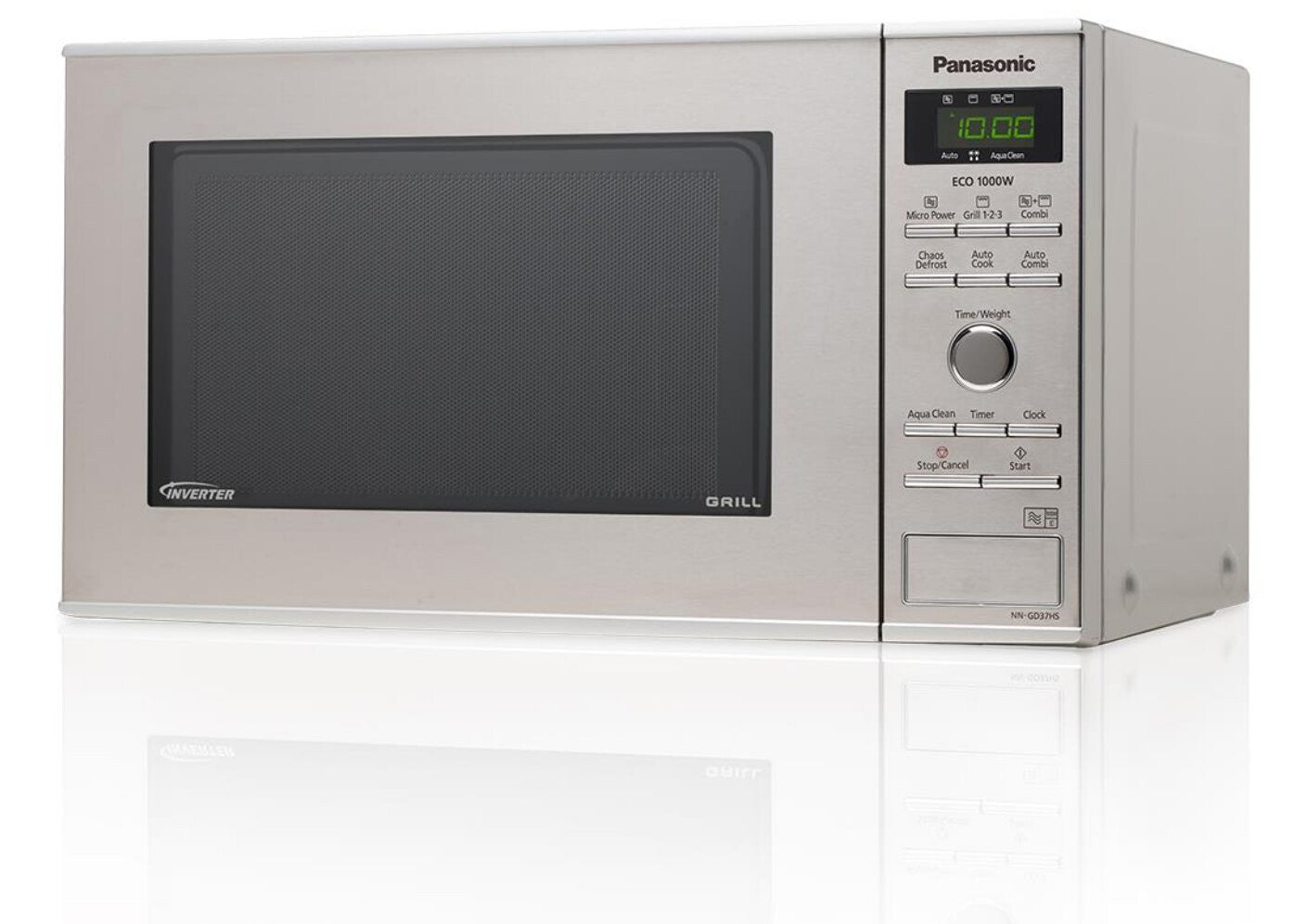 Panasonic NN-GD37 Edelstahl Kombi-Mikrowelle Arbeitsplatte 23 l 1000 W