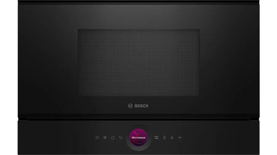 Bosch Serie 8 BFL7221B1 Mikrowelle Schwarz Solo-Mikrowelle Integriert 21 l 900 W