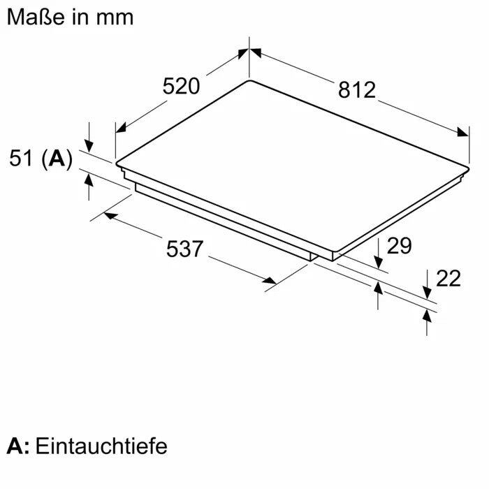 Siemens iQ700 EX877HVC1E Kochfeld Schwarz Integriert 80 cm Zonen-Induktionskochfeld 5 Zone(n)