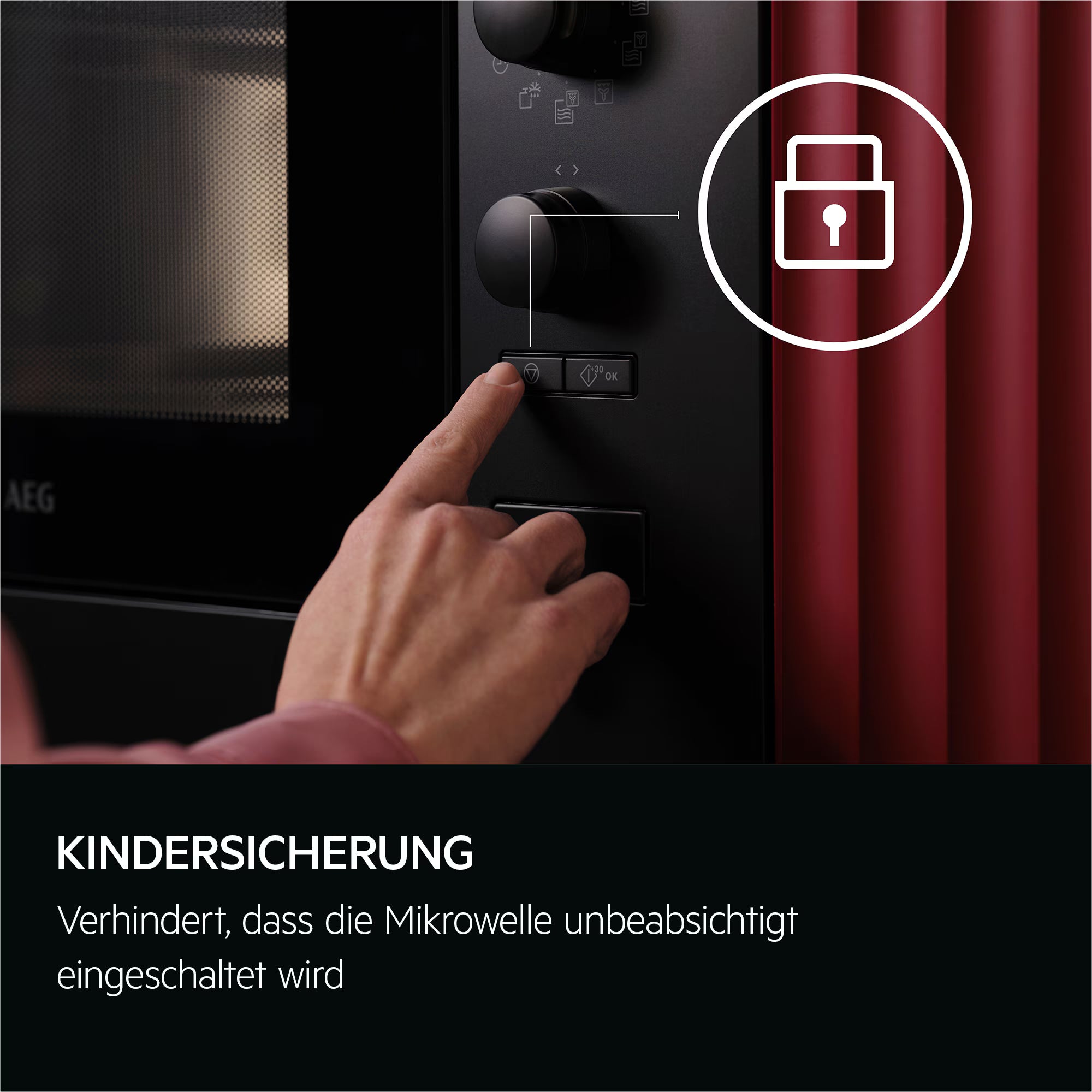 AEG Elektro-Kleingeräte Küchengeräte Mikrowellen NMB6S171SB Schwarz