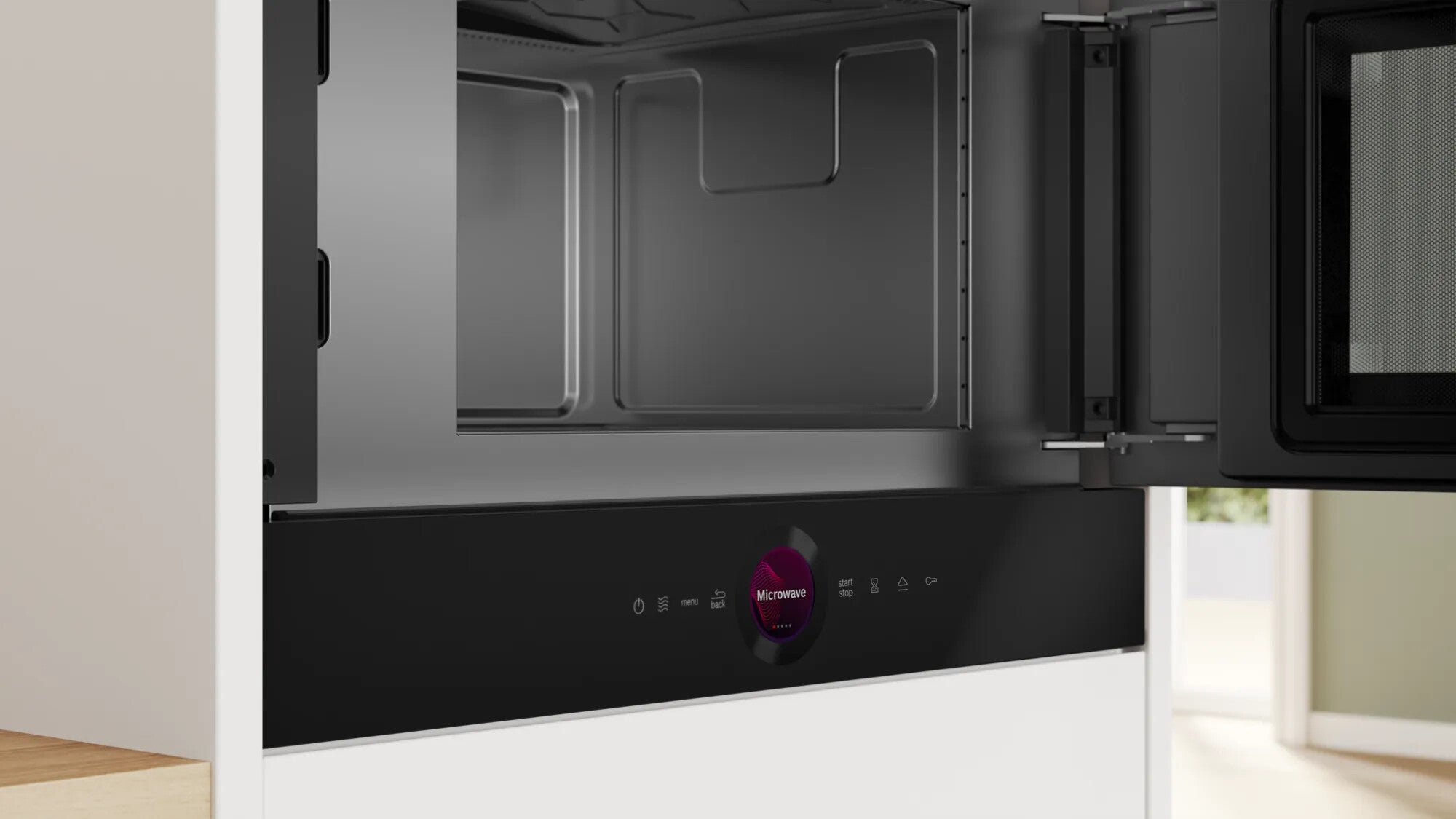 Bosch Serie 8 BFR7221B1 Mikrowelle Schwarz Solo-Mikrowelle Integriert 21 l 900 W