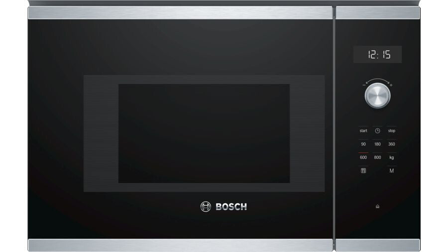 Bosch Serie 6 BFL524MS0 Mikrowelle Schwarz, Edelstahl Solo-Mikrowelle Integriert 20 l 800 W