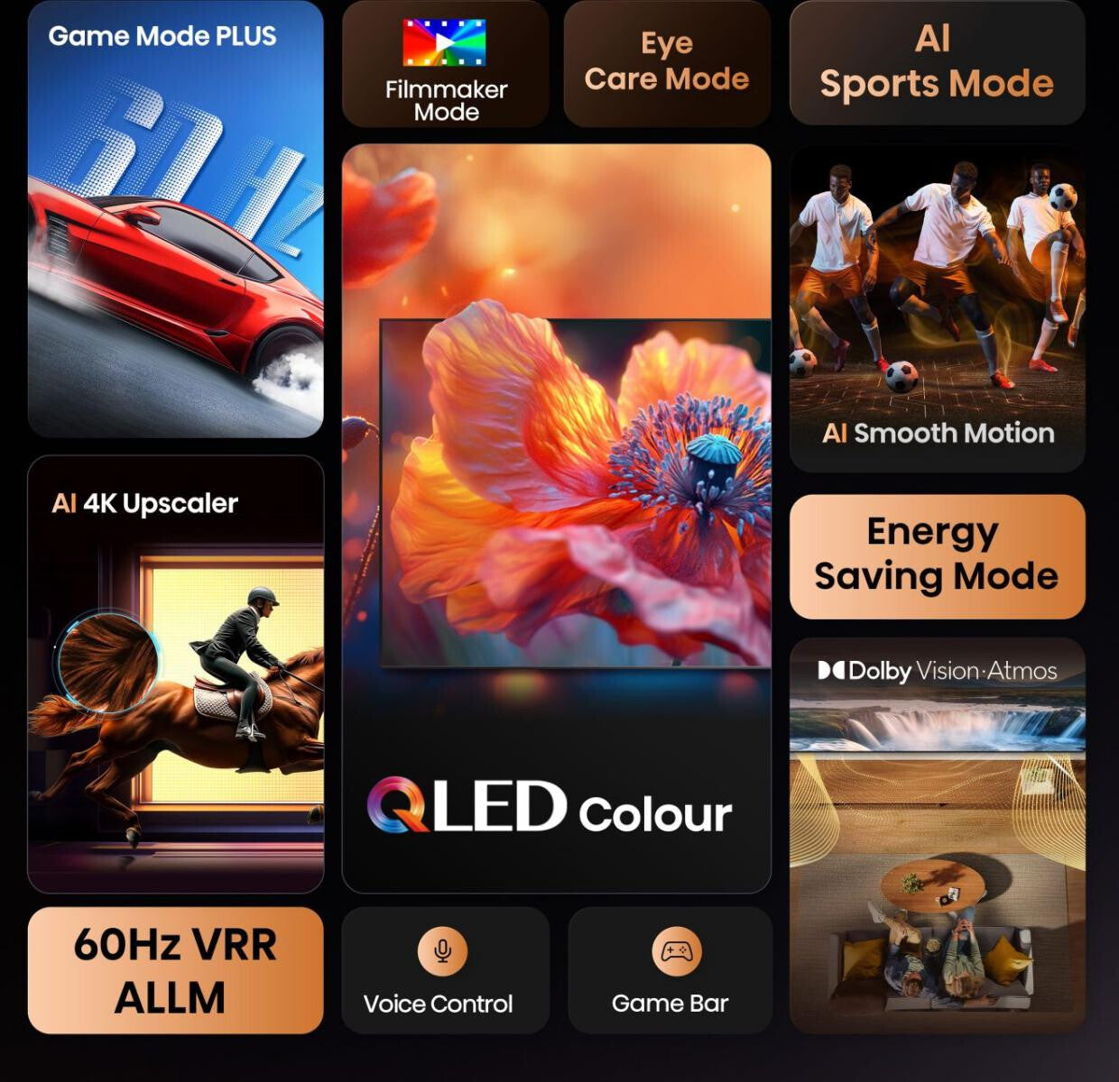 Hisense 43 '' E7Q | Hi-QLED Smart TV 4K 60 Hz