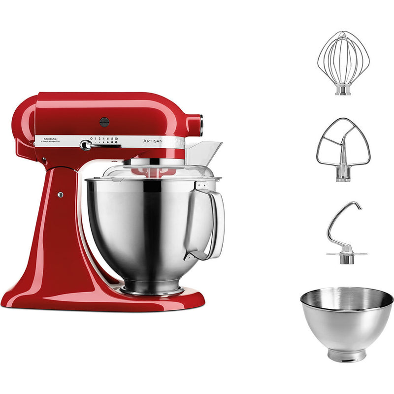 KitchenAid Artisan 5KSM185PS Küchenmaschine 300 W 4,8 l Rot