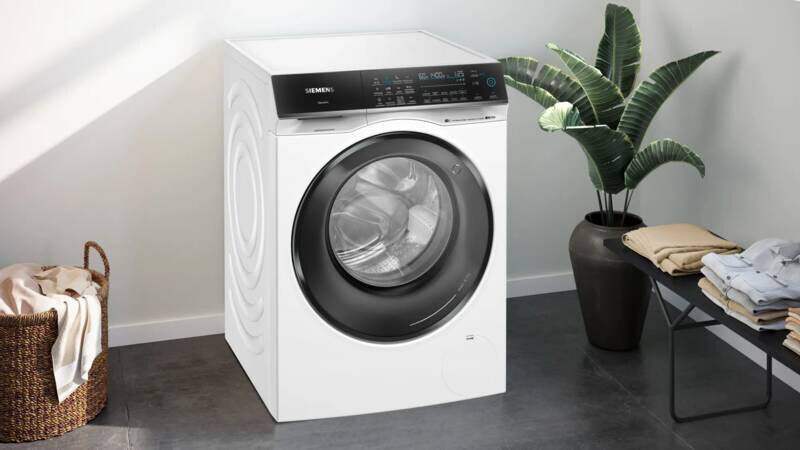 Siemens iQ700 WN54C2A40 Waschtrockner Freistehend Frontlader Weiß