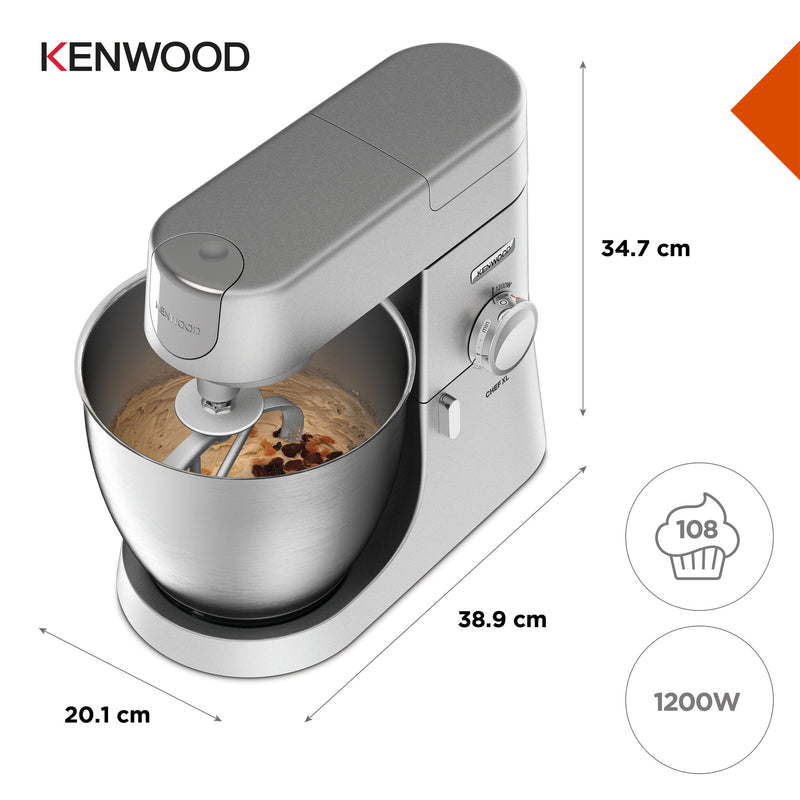 Kenwood Chef XL Standmixer 1200 W Silber