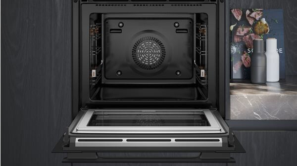 Siemens iQ700 HN978GQB1 Backofen 67 l 3600 W Schwarz