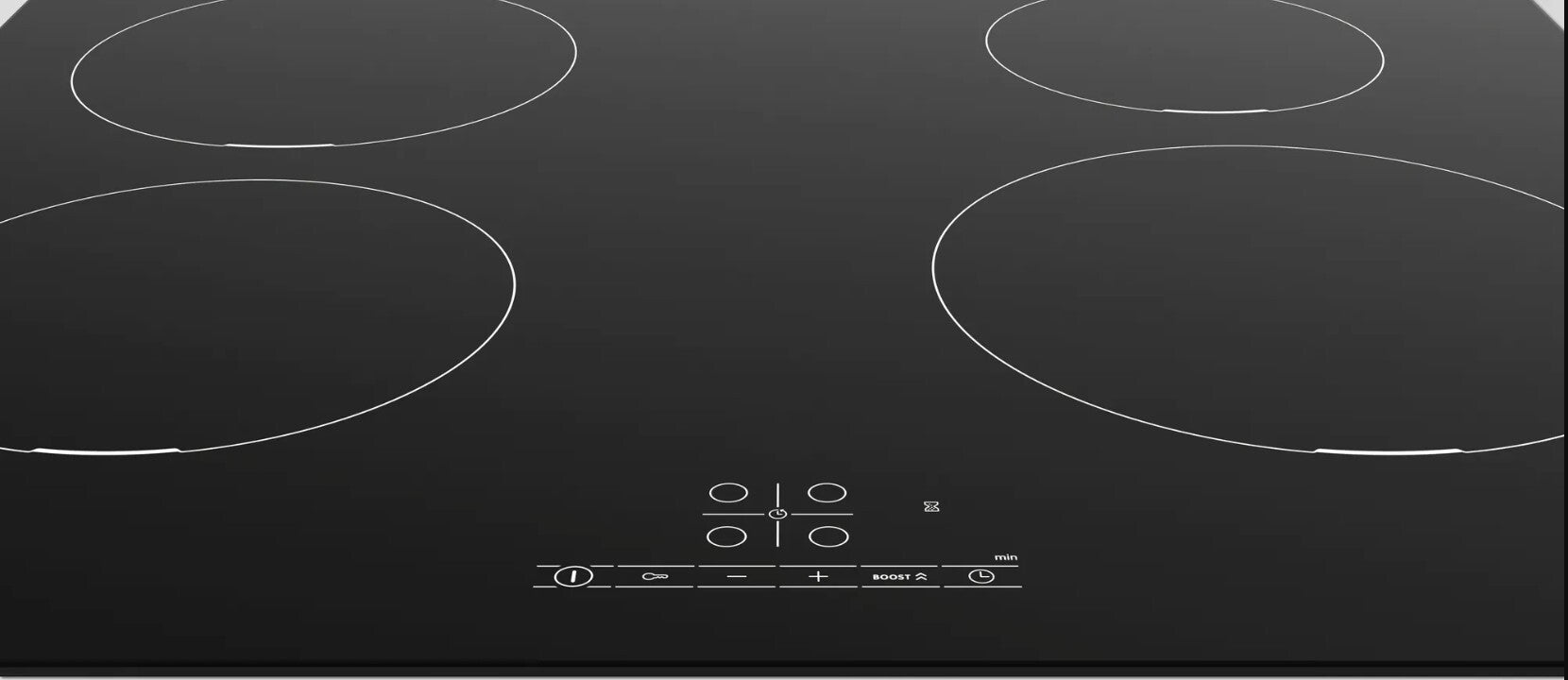 Bosch PIE611BB5E Kochfeld Schwarz Integriert 60 cm Zonen-Induktionskochfeld 4 Zone(n)