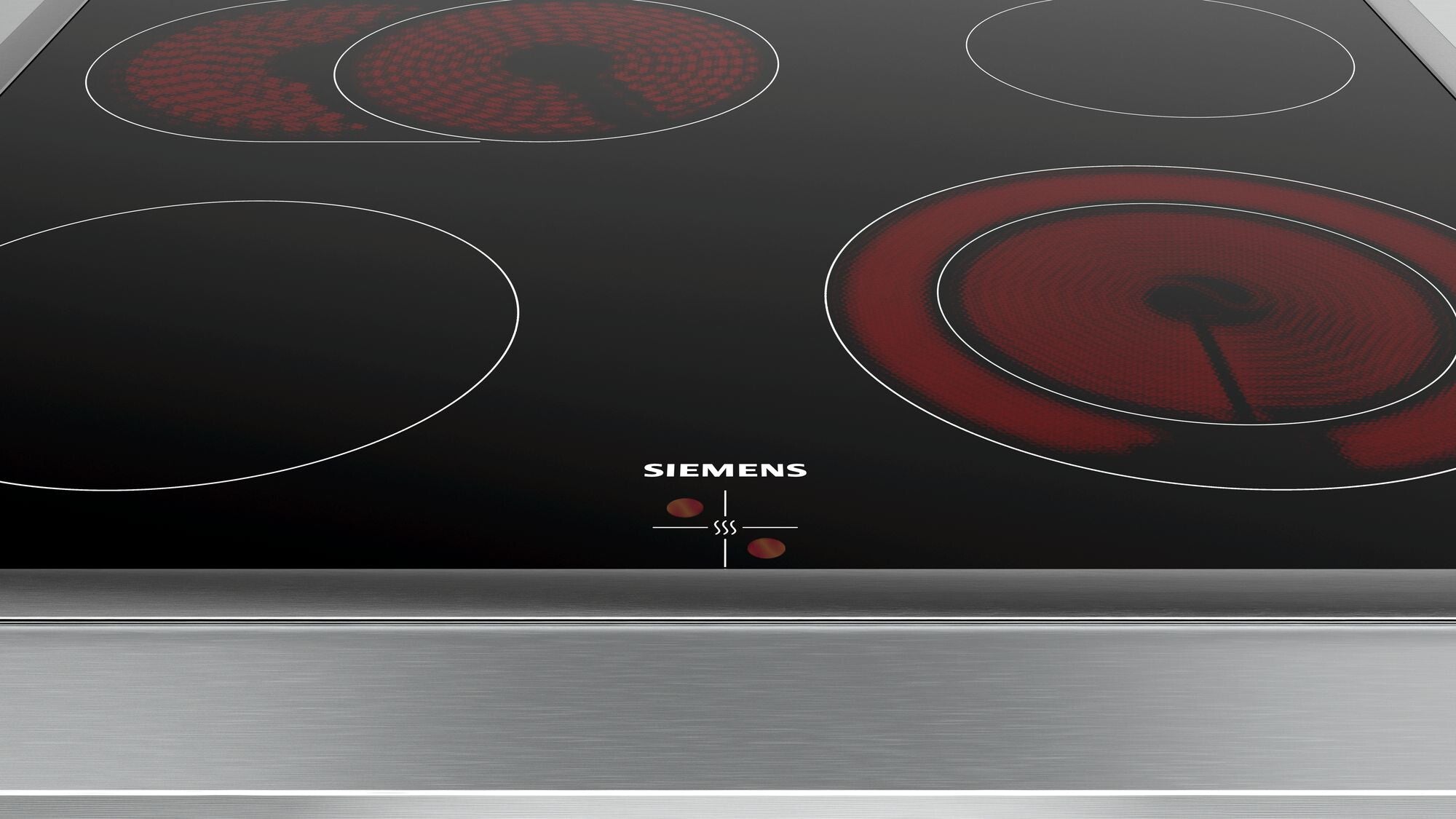 Siemens EA645GN17 Kochfeld Schwarz Integriert Keramik 4 Zone(n)