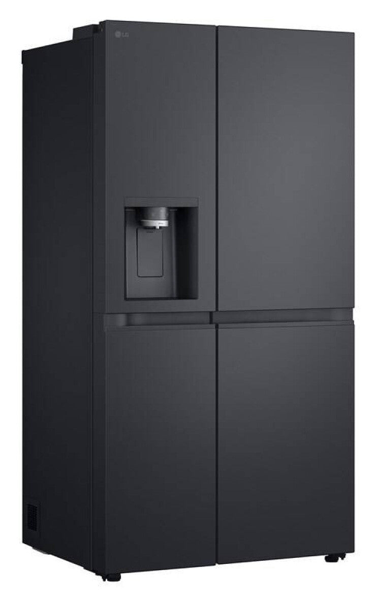 LG GSLE91EVAC Side-by-Side Kühlkombination Freistehend 628 l Schwarz