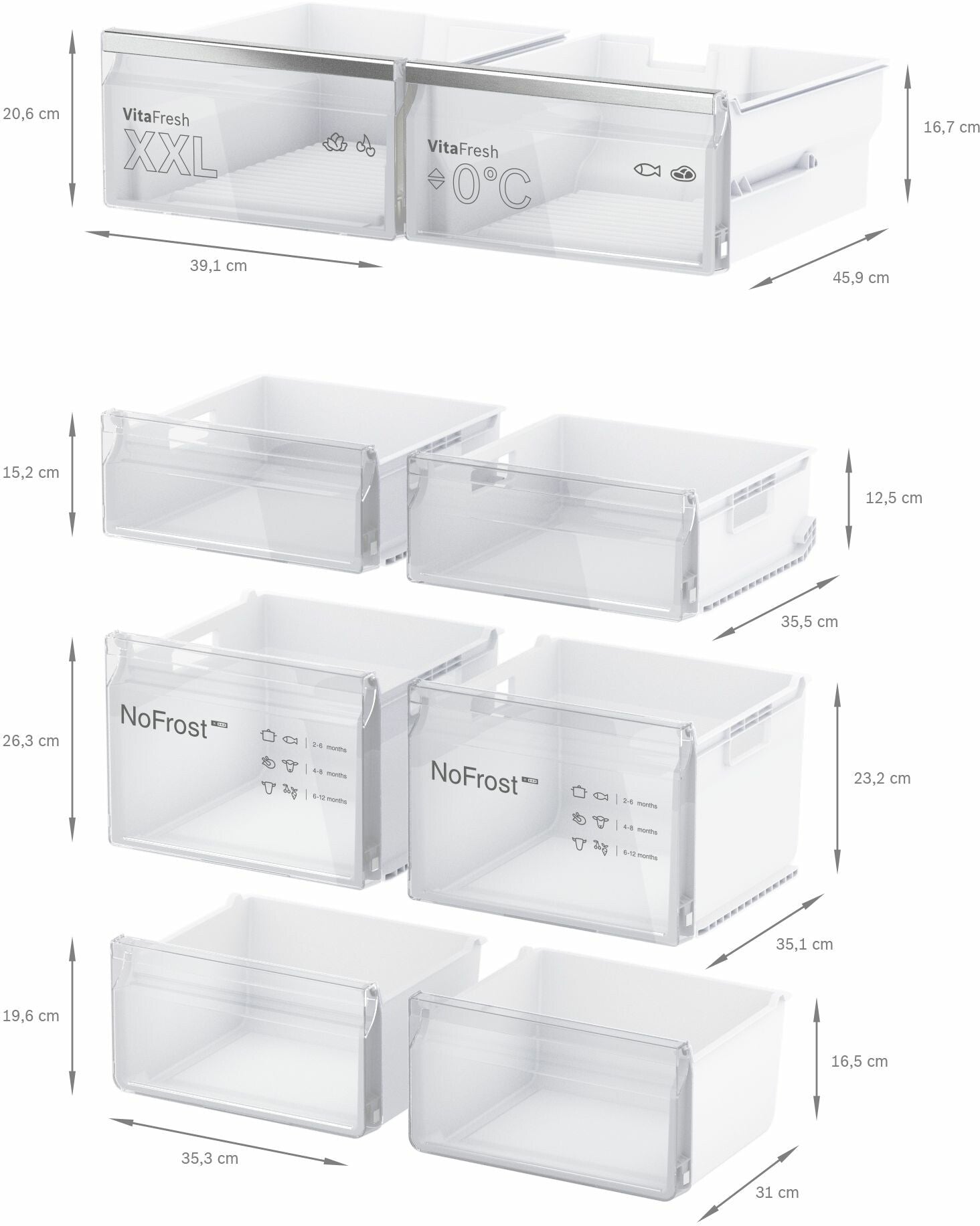 Bosch Serie 4 KFN96APEA Side-by-Side Kühlkombination Freistehend 605 l Edelstahl