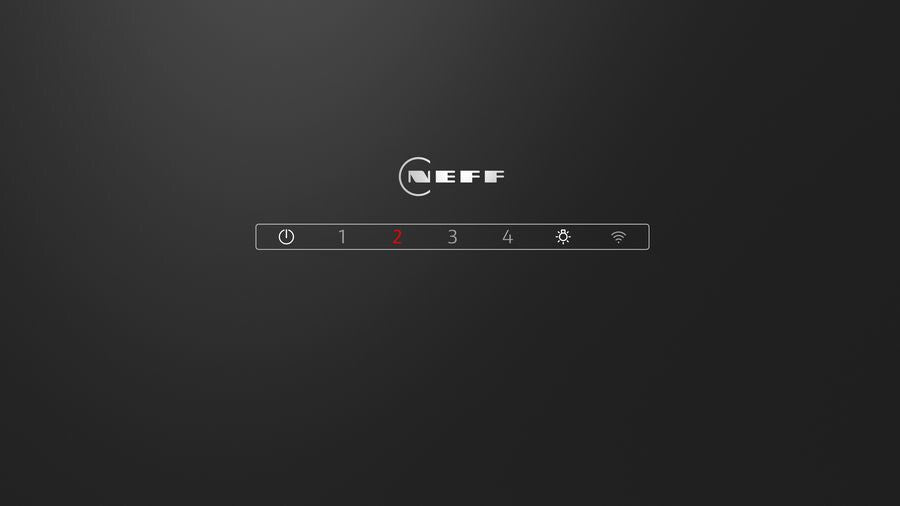 Neff D65IFN1S0 Dunstabzugshaube Wandmontiert Schwarz 687 m³/h