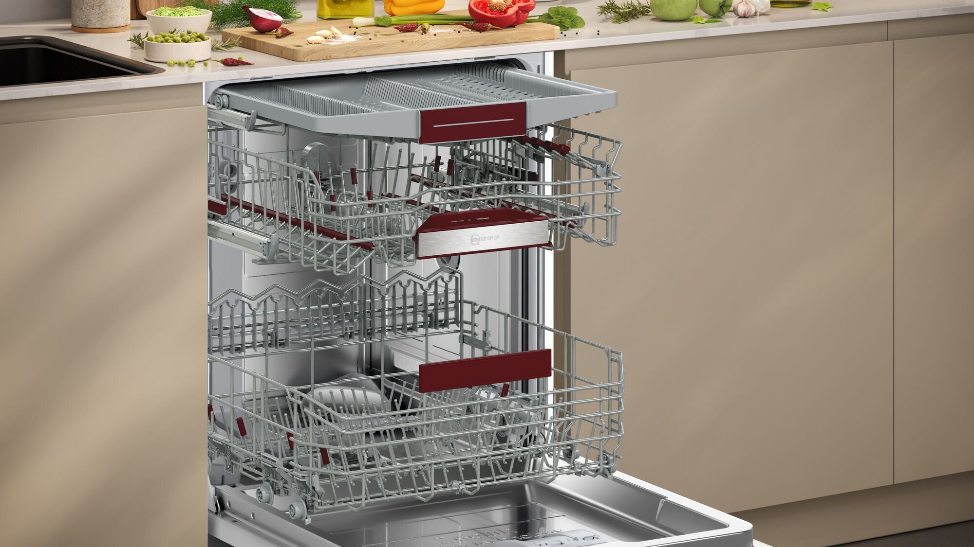 Neff S257ZCX01E Spülmaschine Voll integriert 14 Maßgedecke