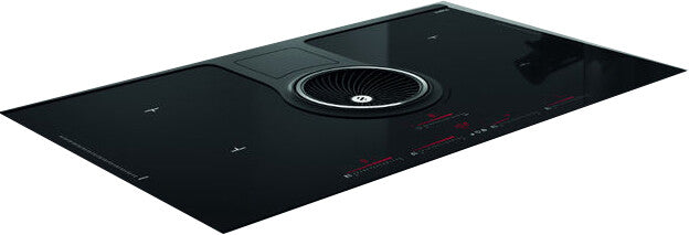 Elica NIKOLATESLA BL/F/83 Schwarz Integriert 83 cm Zonen-Induktionskochfeld 4 Zone(n) Integrierte Haube