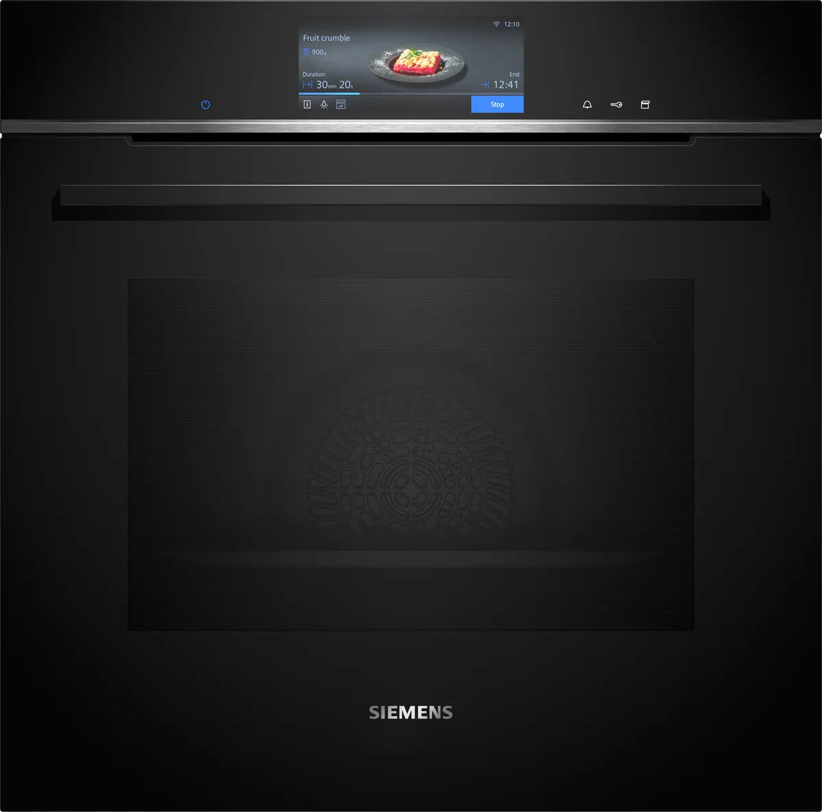 Siemens iQ700 HS758G3B1 Dampfgarer Medium Schwarz Berührung