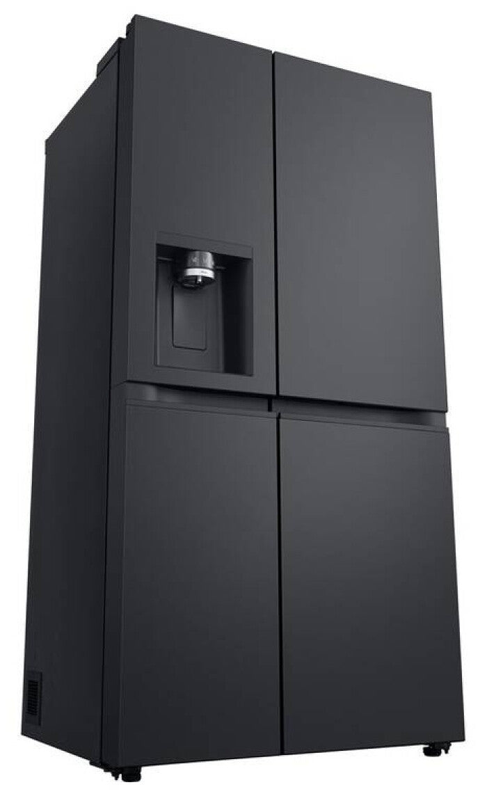 LG GSLE91EVAC Side-by-Side Kühlkombination Freistehend 628 l Schwarz