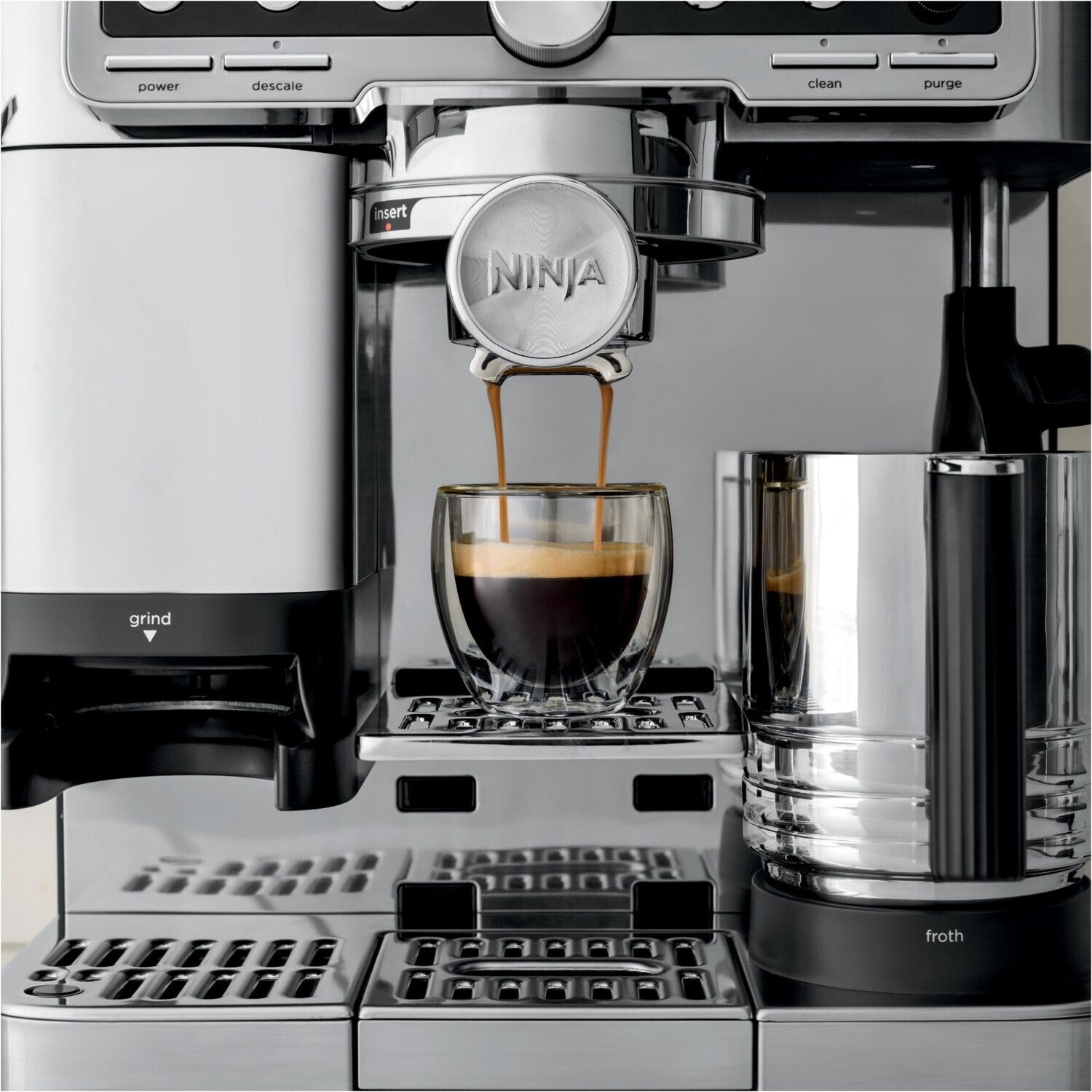 Ninja Elektro-Kleingeräte Kaffeezubereitung Espressomaschinen ES701EU Silber