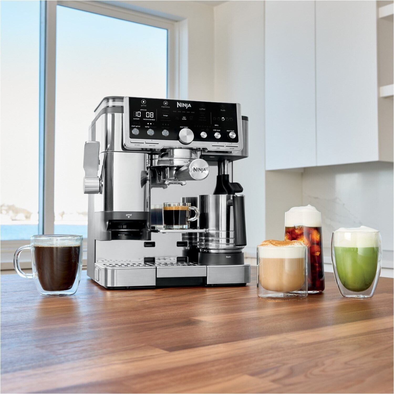 Ninja Elektro-Kleingeräte Kaffeezubereitung Espressomaschinen ES701EU Silber